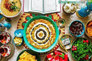 سفره افطار: تنوع غذایی در ماه رمضان 2 سفره افطار