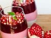 طرز تهیه موس سه لایه انار دسری خوشمزه برای شب یلدا