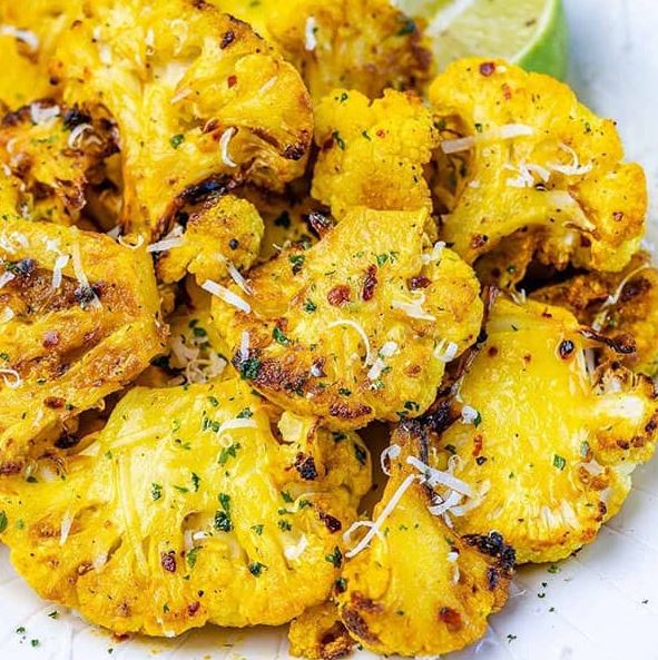 طرز تهیه گل کلم تنوری خوشمزه و رژیمی