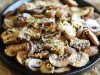 طرز تهیه قارچ گریل شده خوشمزه و لذیذ
