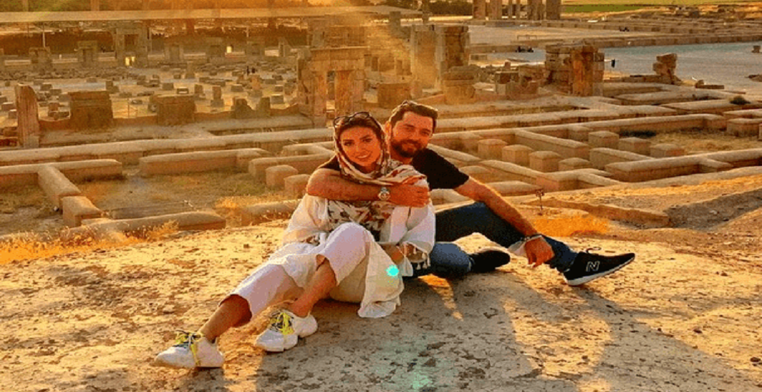 بهرام رادان و همسرش مینا مختاری
