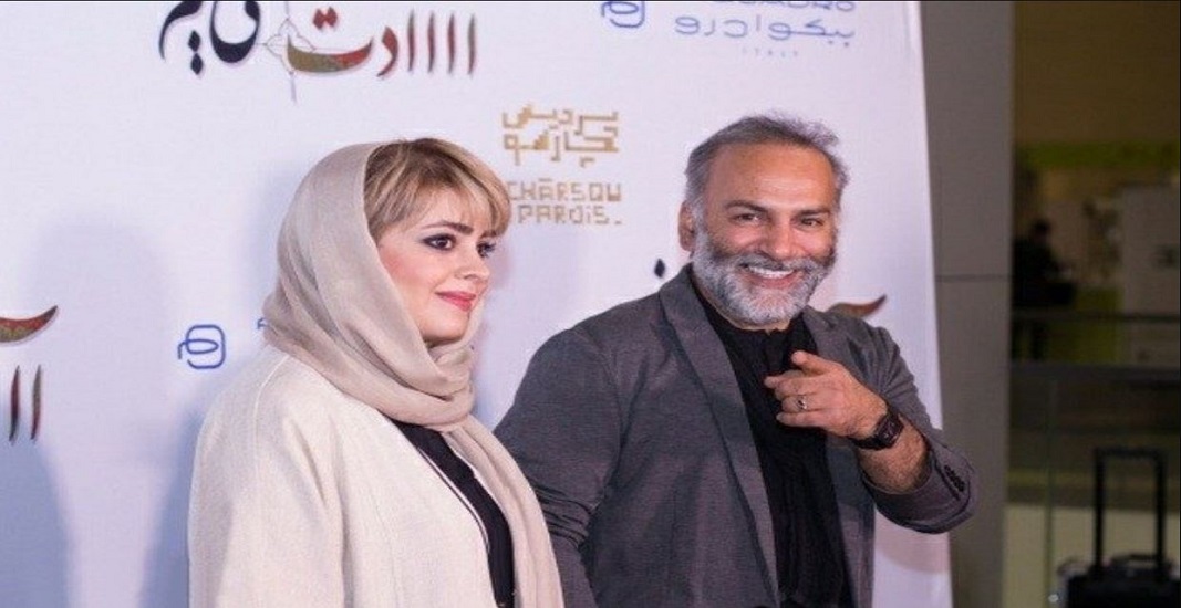 حمیدرضا آذرنگ و همسرش ساناز بیان