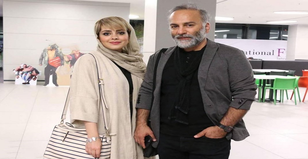 حمیدرضا آذرنگ و همسرش ساناز بیان