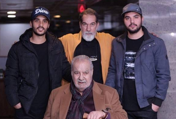 سینا مهراد و پدرش سعید سهیلی