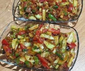 طرز تهیه سالاد بادمجان عربی خوشمزه و جذاب برای مهمانی‌ها