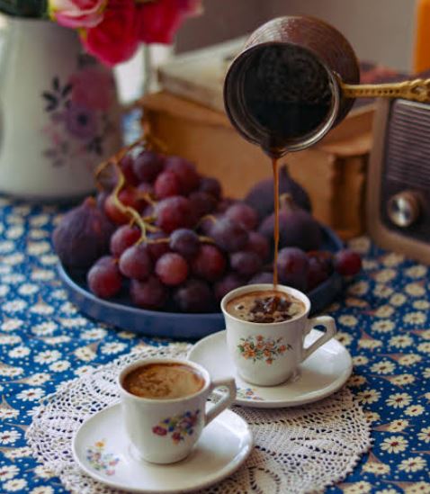 انگور در فال قهوه