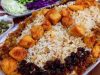 رشته پلو با مرغ