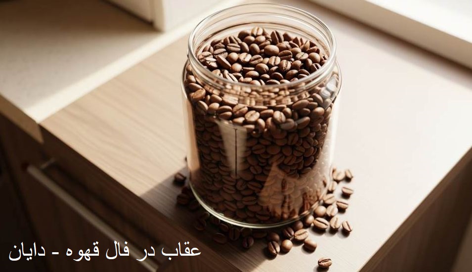 عقاب در فال قهوه 
