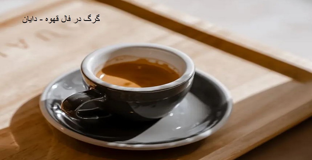 گرگ در فال قهوه 