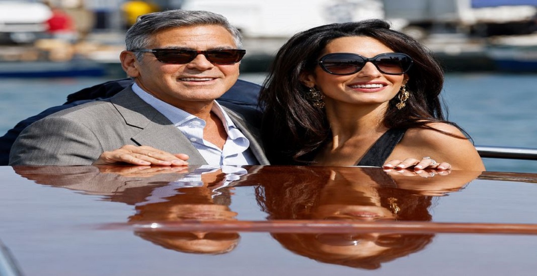 جورج کلونی و همسرش آمل کلونی