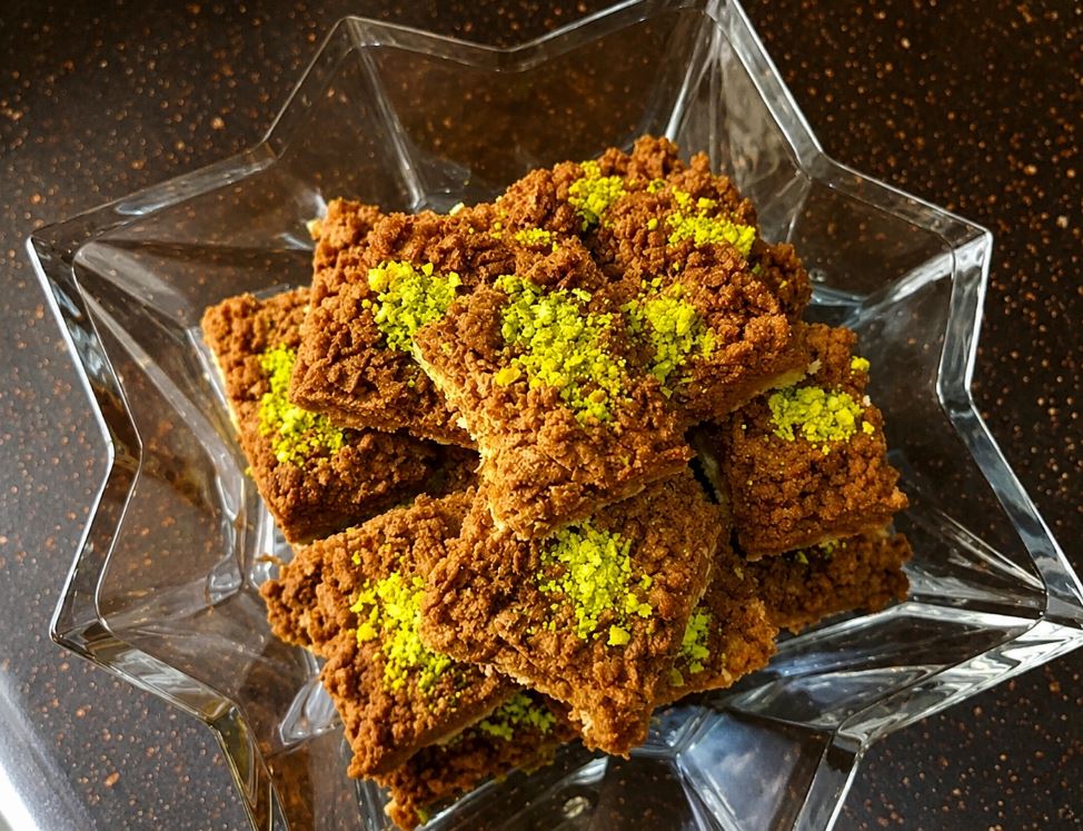 طرز تهیه اسلایس گردو و قهوه 