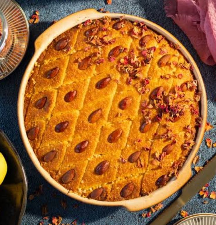 طرز تهیه شیرینی بسبوسه 