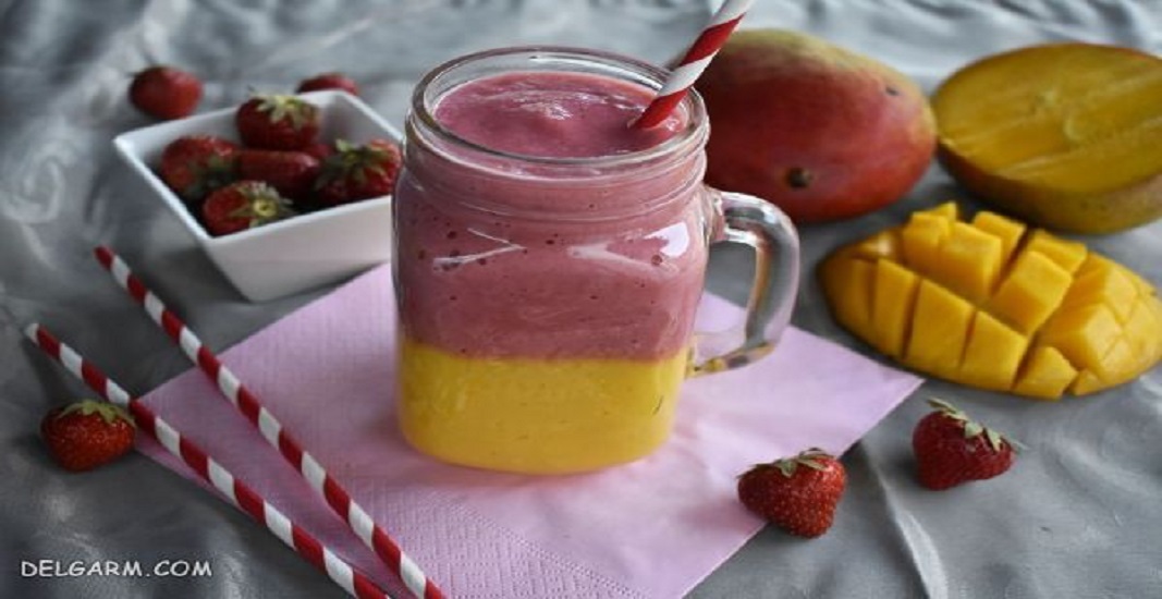 رفع عطش اسموتی توت و ماست