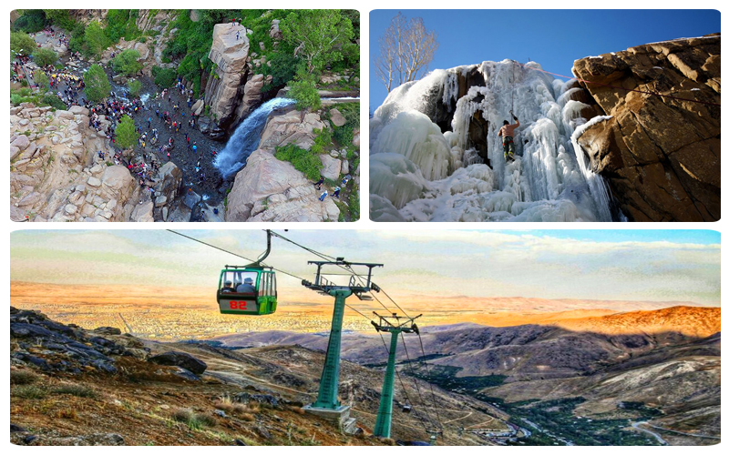 آبشار گنج‌نامه همدان