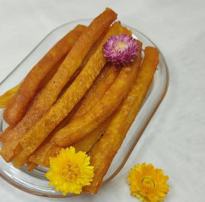 چیپس با سیب زمینی آب پز