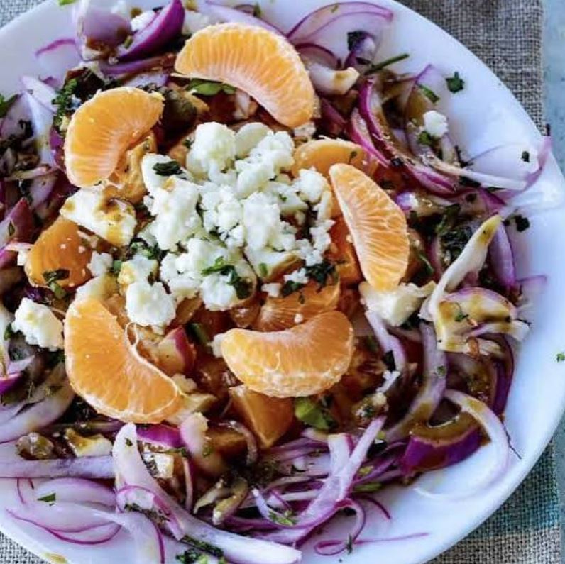 طرز تهیه سالاد پرتقال