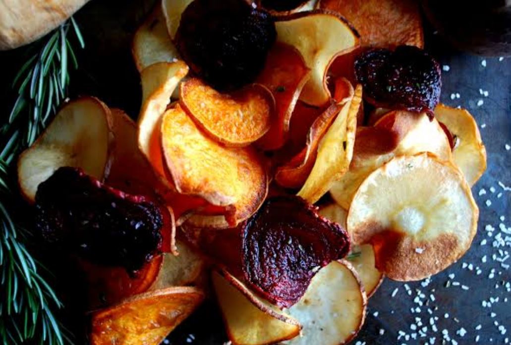 طرز تهیه چیپس سبزیجات طرز تهیه چیپس سبزیجات