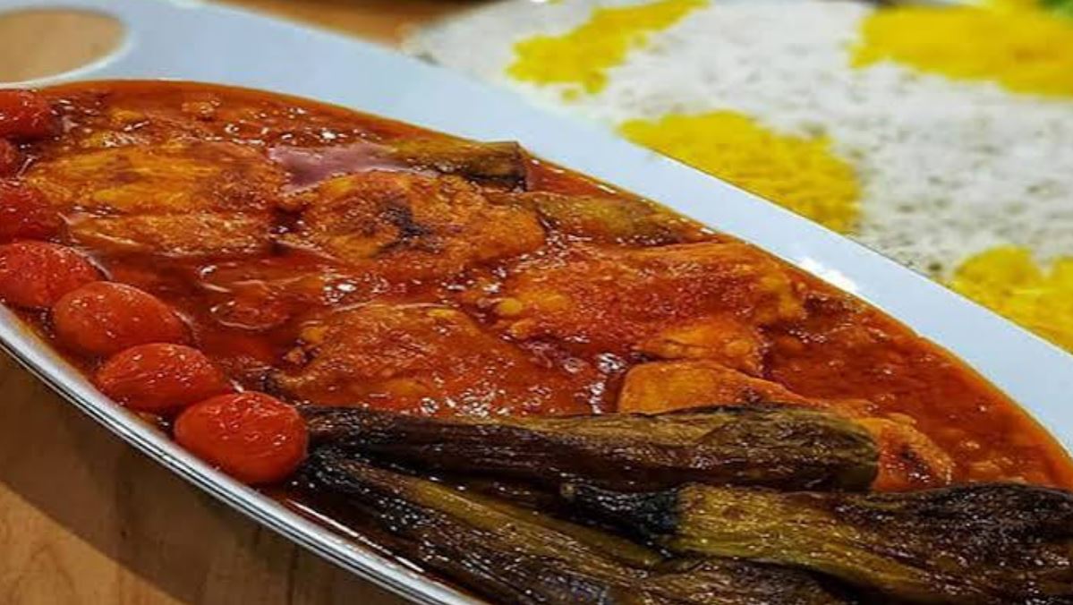 خورش بادمجان و بامیه