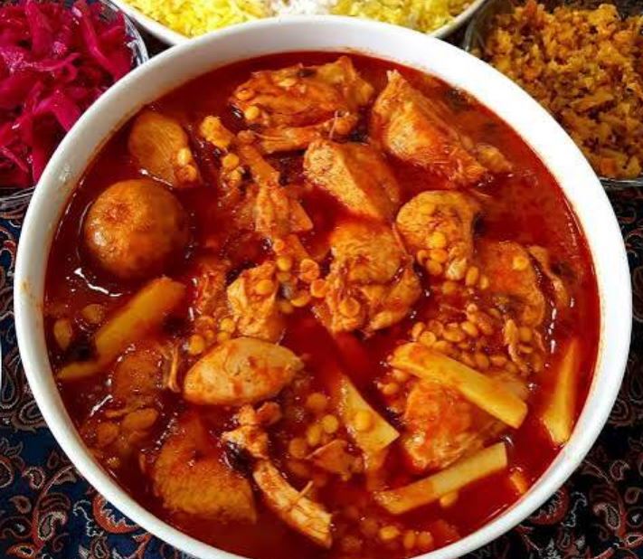 طرز تهیه خورش قیمه سیب زمینی