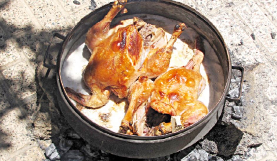 مرغ بریان نمکی