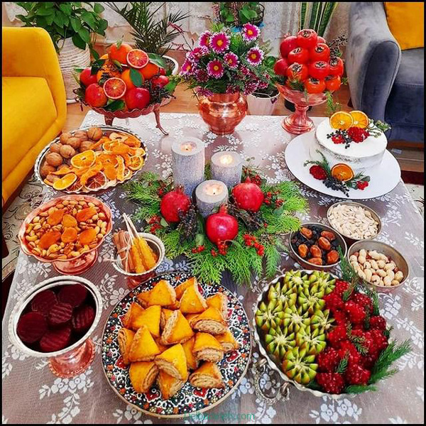 مجموعه‌ای زیبا از متون و اشعار تبریک شب یلدا
