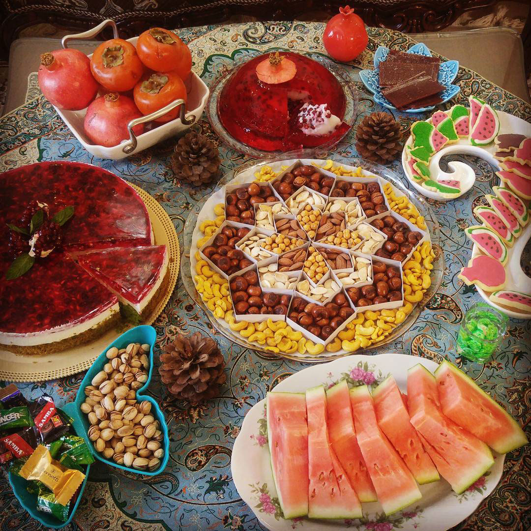 عکس های شب یلدا 9 عکس های شب یلدا سفره خانوادگی