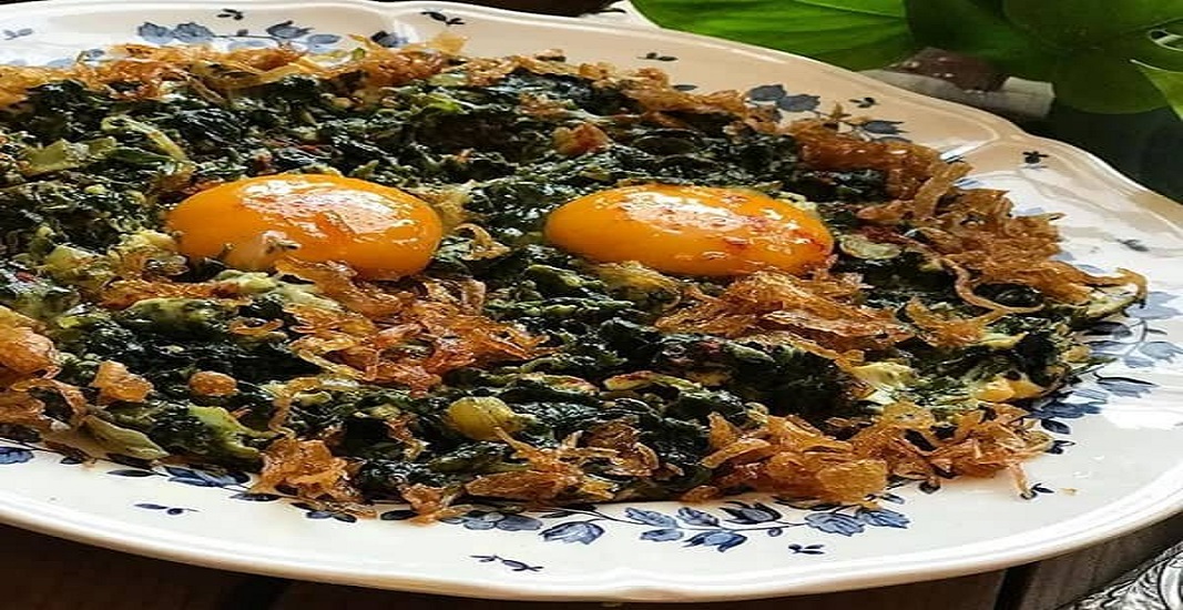 پیش غذا نرگسی اسفناج؛ سریع و آسان برای افطار