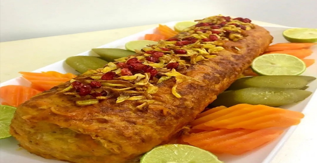 پیش غذا رولت مرغ ساده؛ مناسب سرو در سفره مهمانی