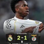 رئال مادرید 2–1 بنفیکا