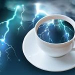 رعد و برق در فال قهوه