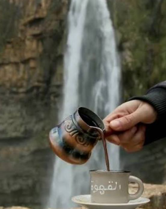 آبشار در فال قهوه