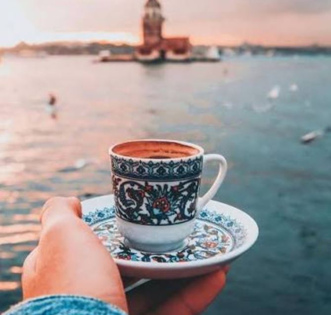 دریا و موج در فال قهوه