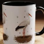 لک لک در فال قهوه