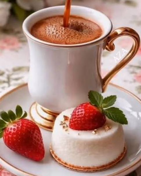 توت فرنگی در فال قهوه