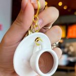 کلید در فال قهوه در نعلبکی