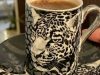 پلنگ در فال قهوه