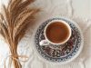 گندم در فال قهوه در نعلبکی