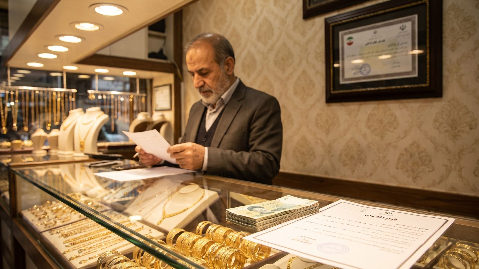 چگونه با پروانه کسب طلا فروشی وام بگیریم؟ راهنمای جامع 1405 + مدارک 3 نکات مهم قبل از دریافت وام با پروانه کسب طلا فروشی