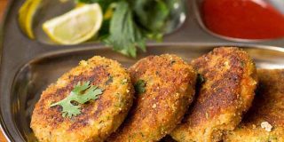 دستور پخت کتلت میگو سوخاری و کتلت میگو با سیب زمینی